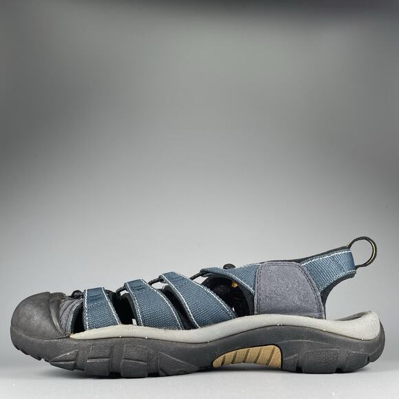 Keen Newport H2 Men’s Size 9.5 Blue Black Slip Sandals Waterproof Hiking Shoes - Picture 5 of 9